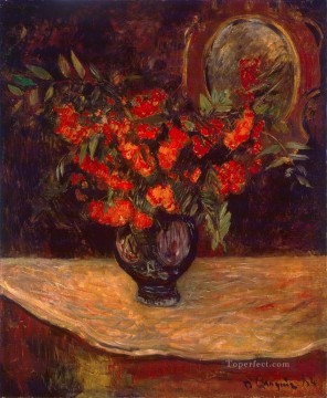  flower Canvas - Bouquet Post Impressionism flower Paul Gauguin
